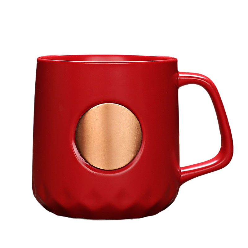Ceramic Bronze Coffee Mug - Versatile Hot Beverage Cup