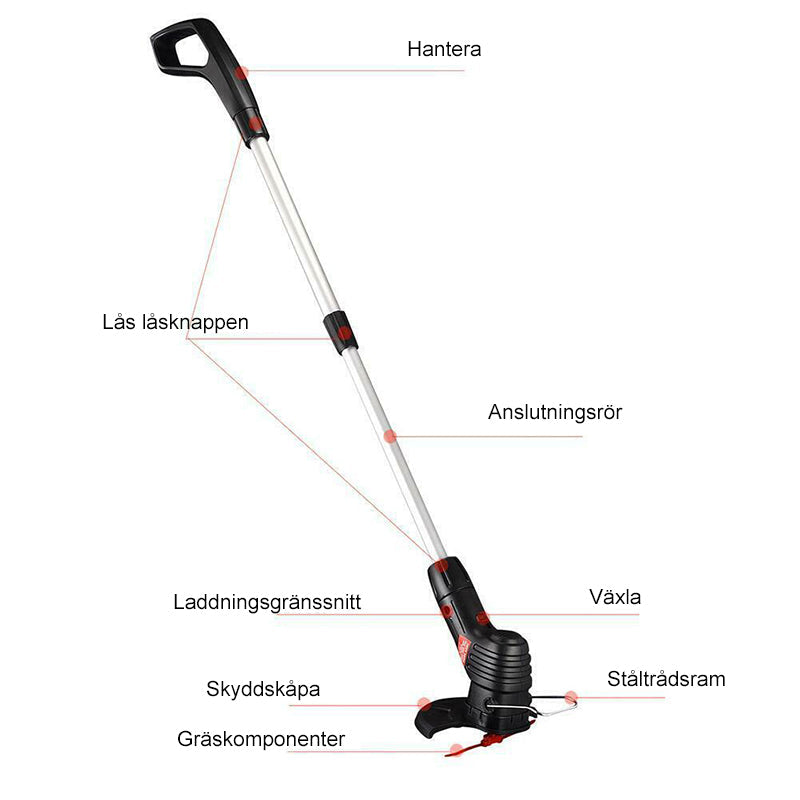 Adjustable Lightweight Lawn Mower Trimmer