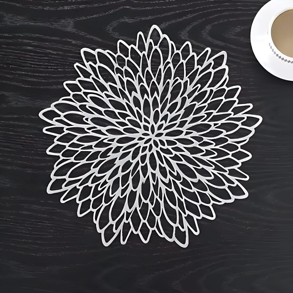 Chrysanthemum Floral Heat-Resistant Placemat