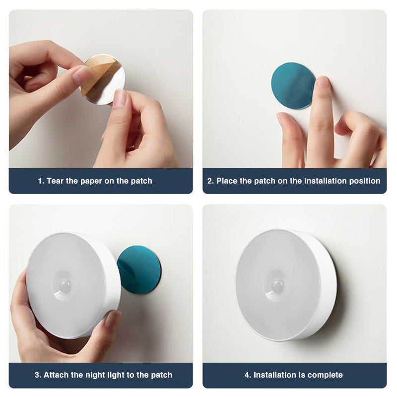 Motion-Activated LED Night Light with Intelligent Sensor