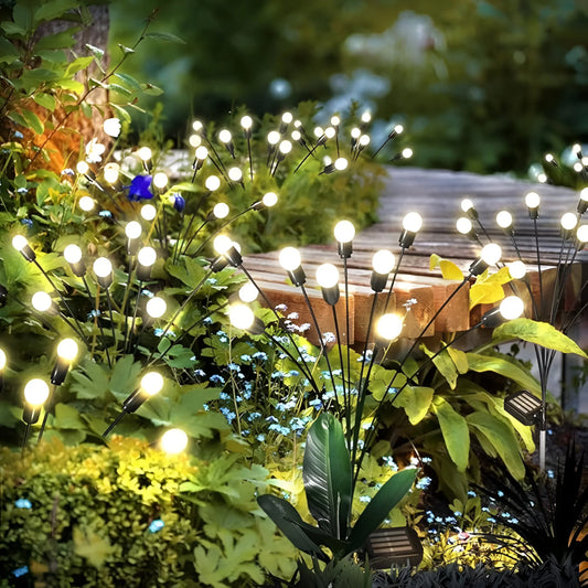 Solar-Powered Swaying Garden Lights