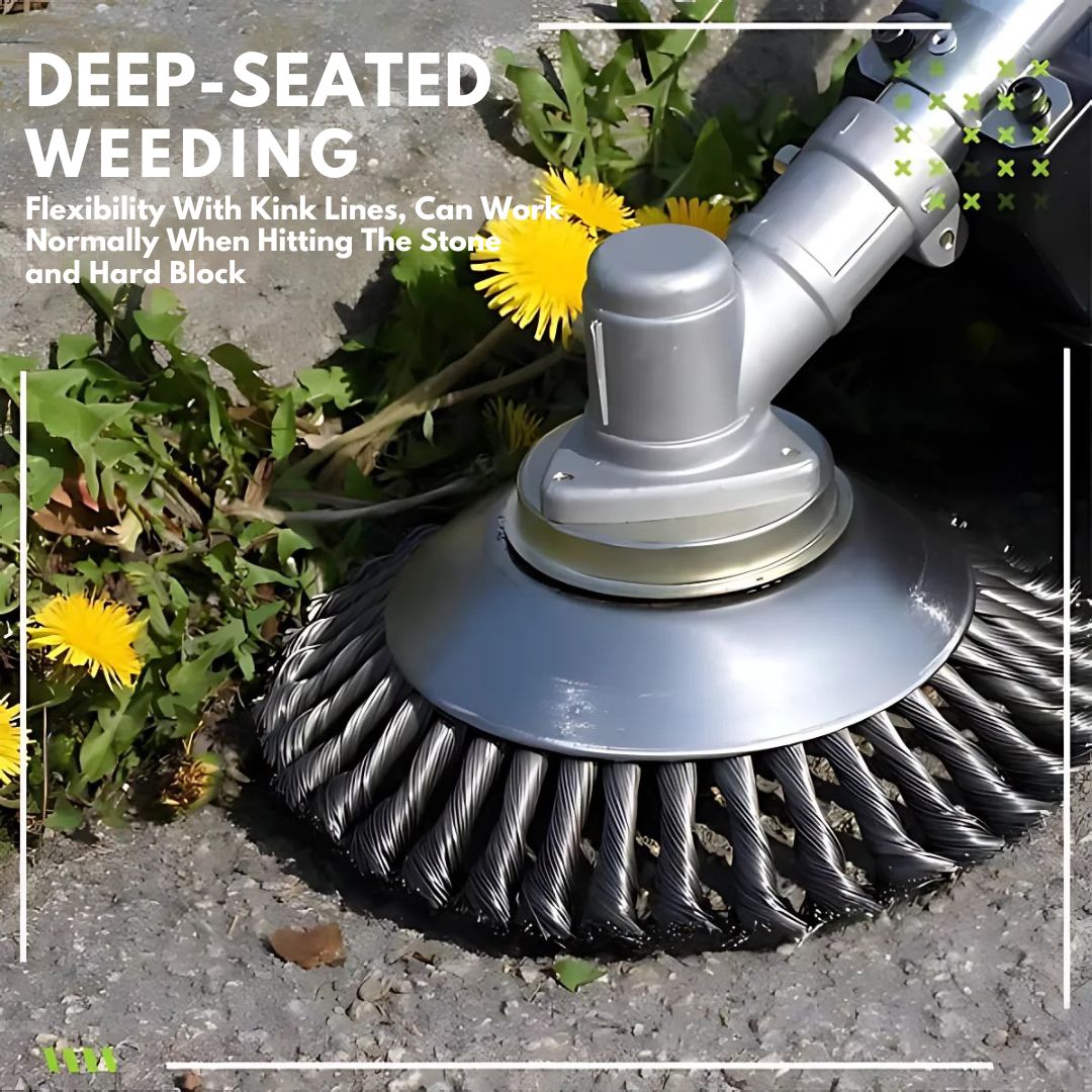Round Steel Wire Weed Brush for Trimmers