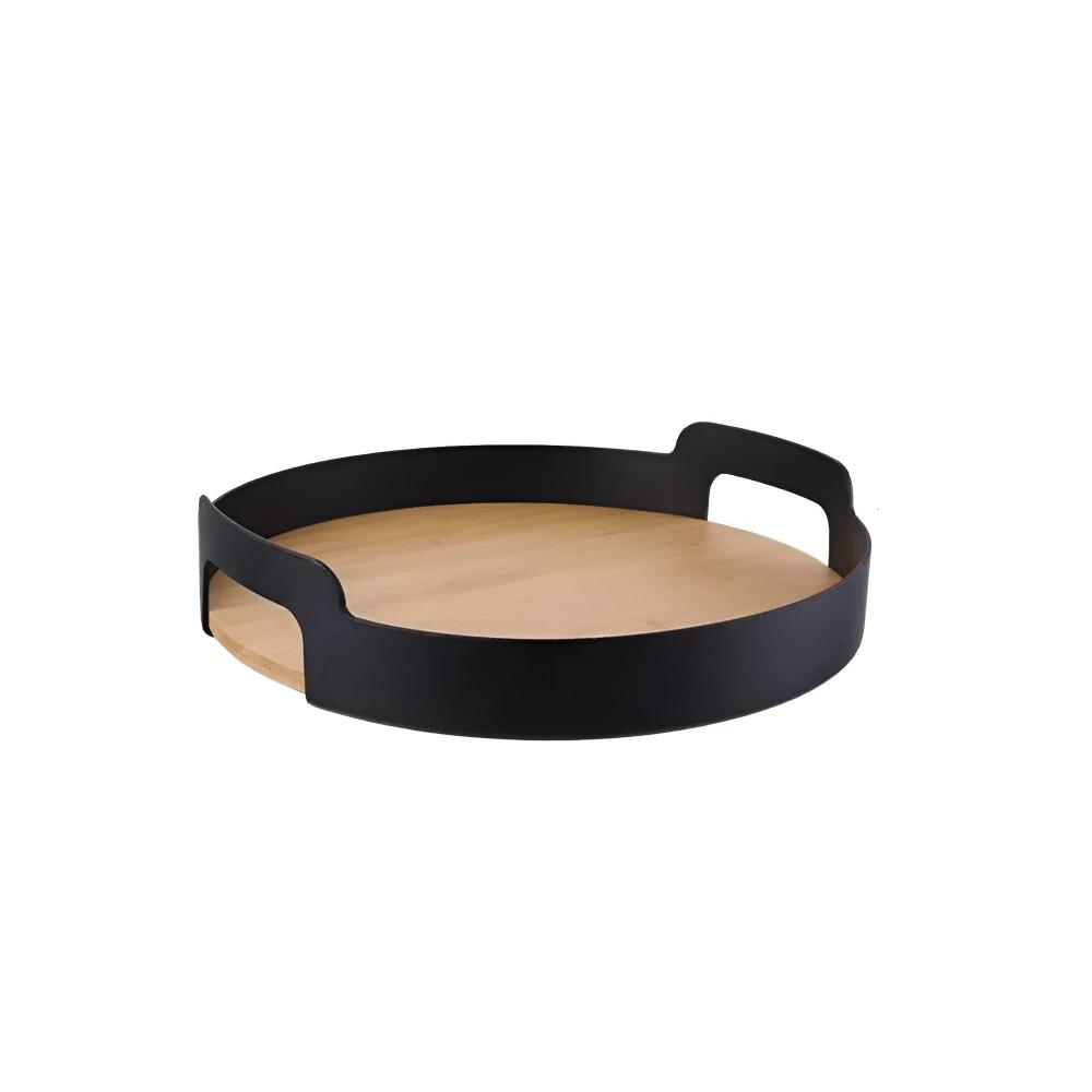 Modern Bamboo Serving Tray with Nordic Design