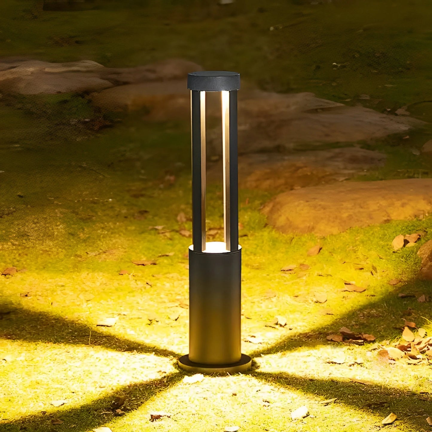 Nature-Inspired LED Stone Outdoor Light