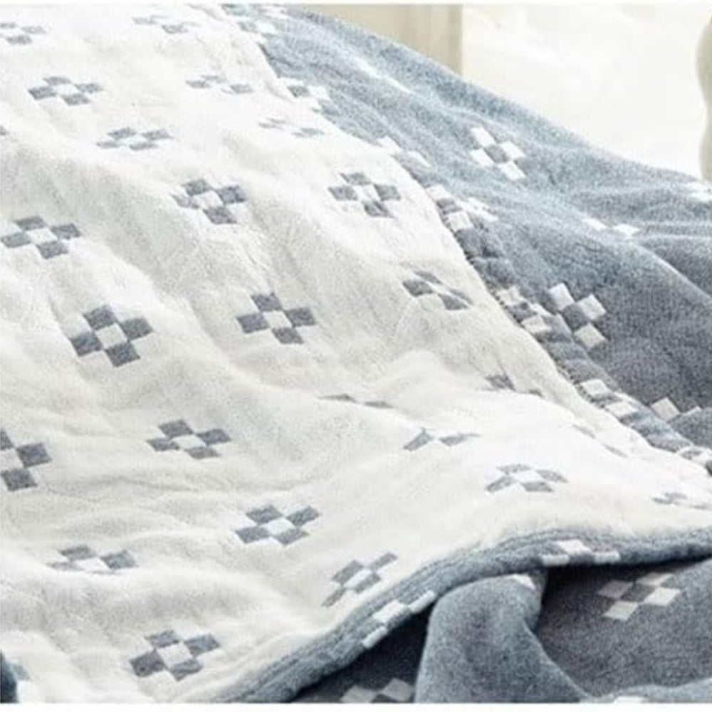 100% Cotton Diamond Dot Gauze Blanket