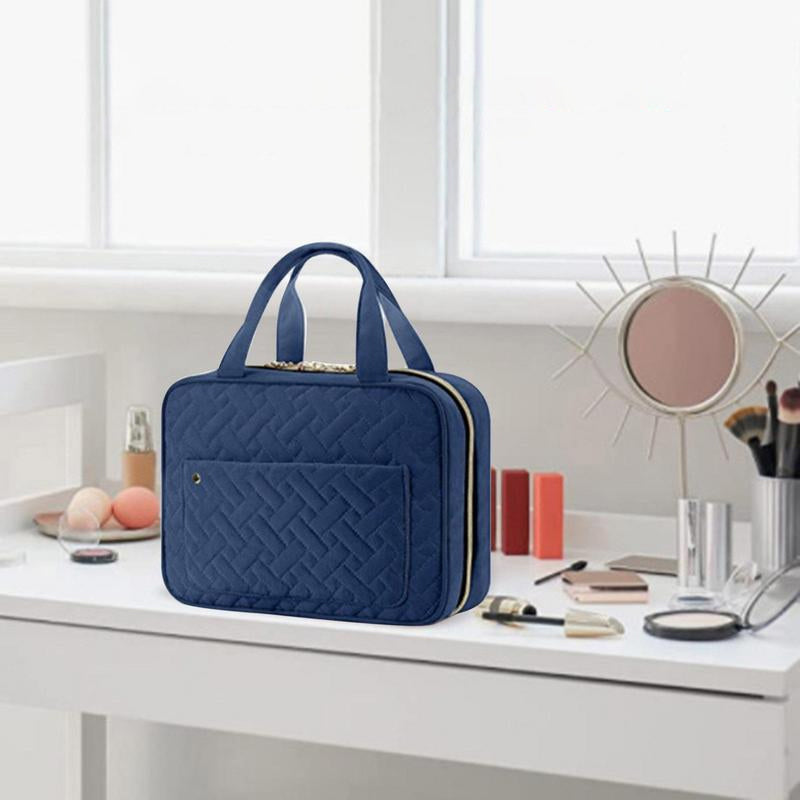 Compact Travel Cosmetic Organizer with 4 Compartments