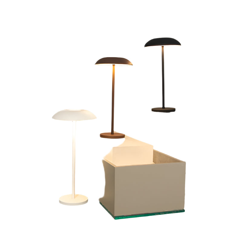 Cordless Touch-Control LED Table Lamp - Modern Round Design