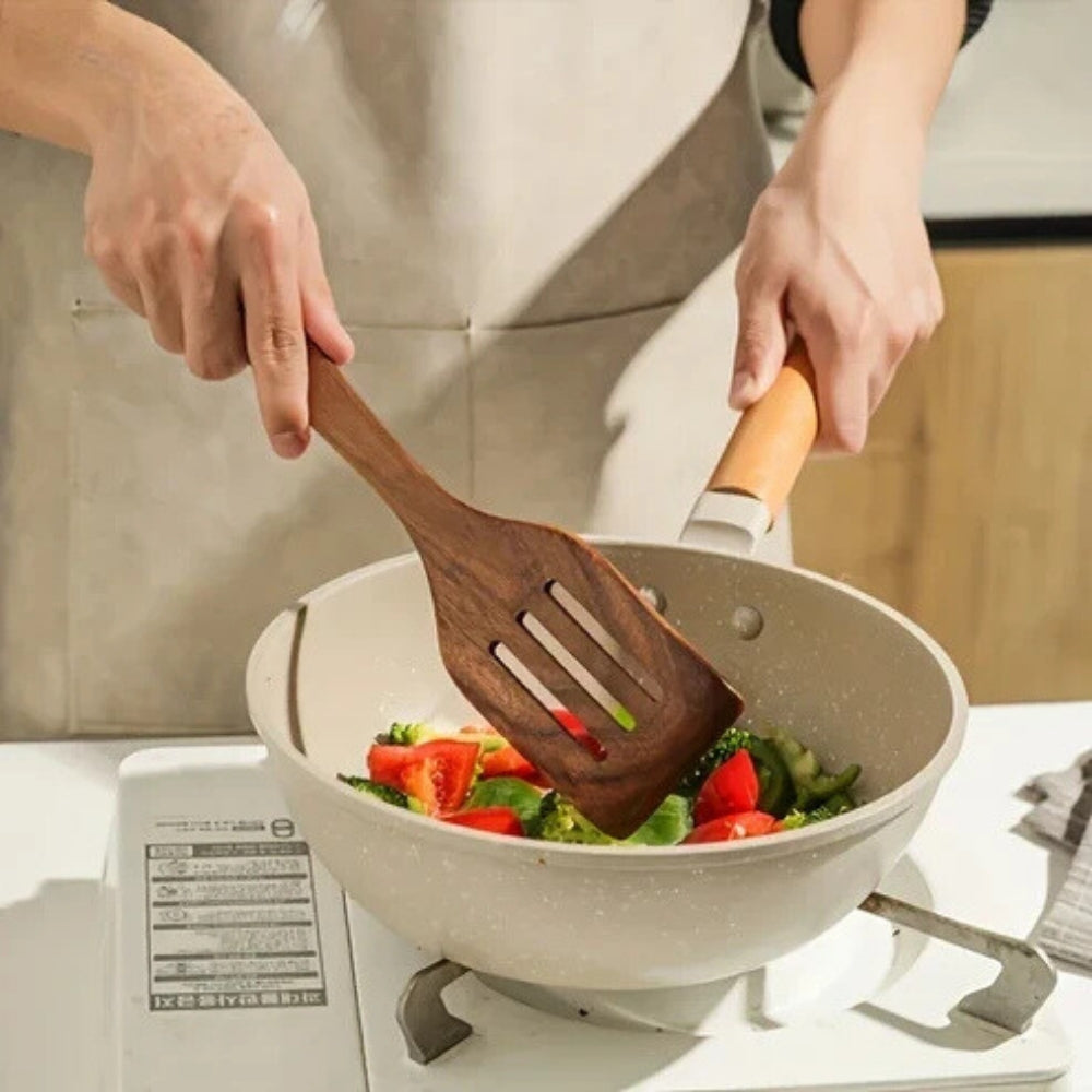 Premium 7-Piece Wooden Cooking Utensil Set