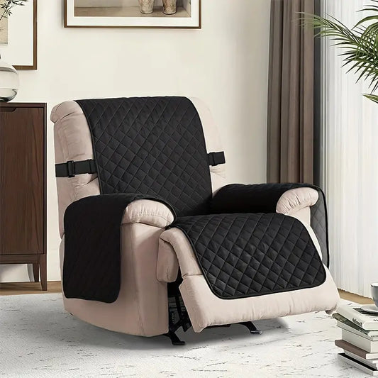 Microfiber Armchair Cover with Anti-Slip Protection and Water Resistance