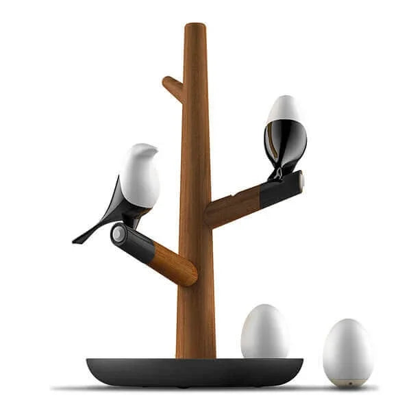Smart Wooden Table Lamp with Motion Sensor