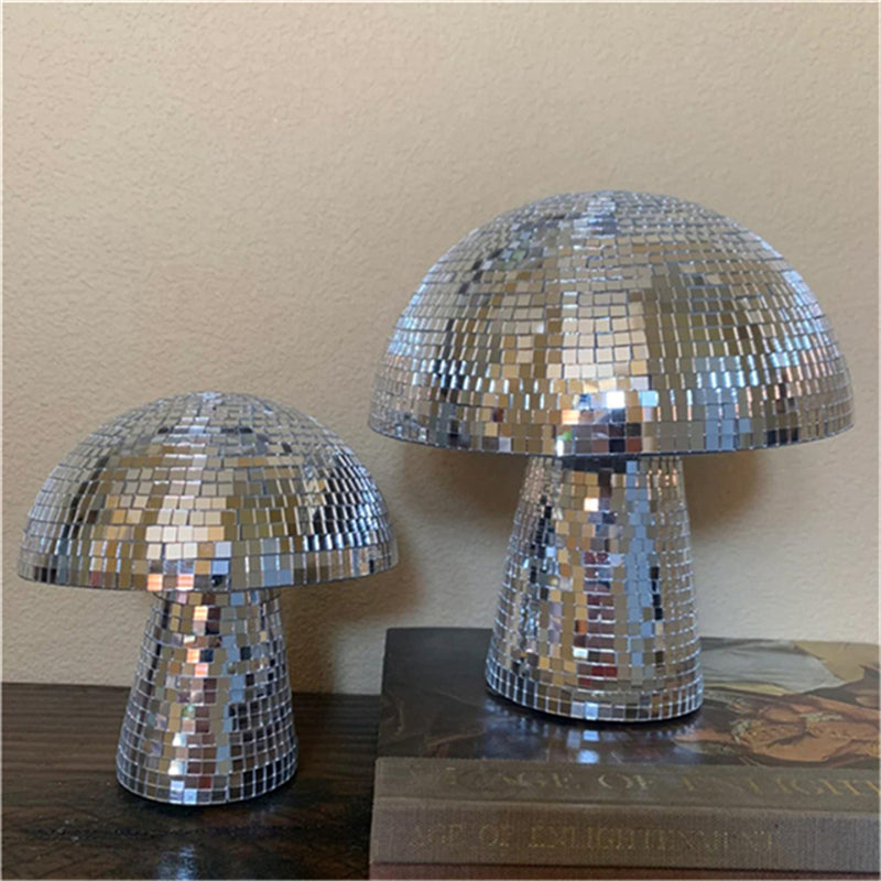Mushroom Shaped Disco Ball Table Decoration