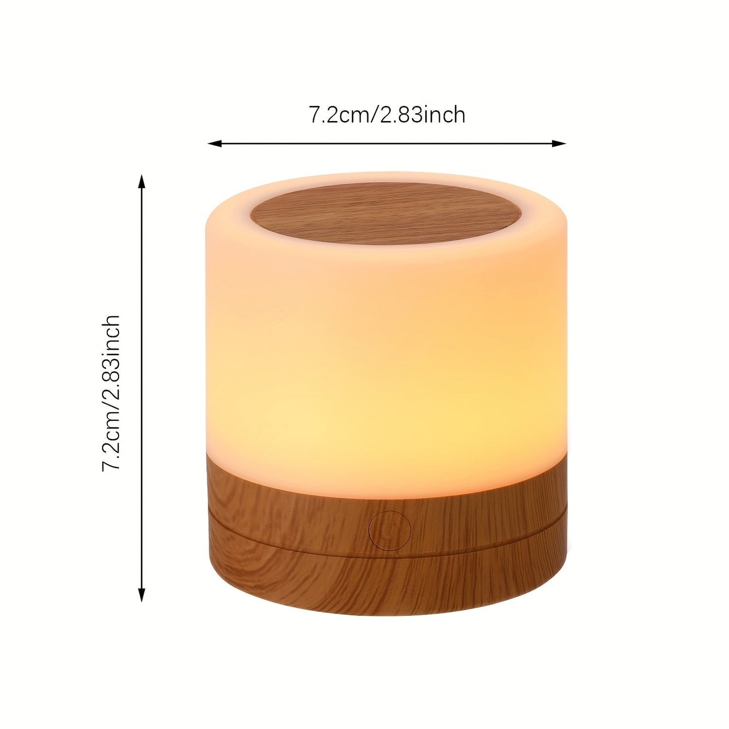 RGB Touch Table Lamp with Remote Control and Dimmable Settings