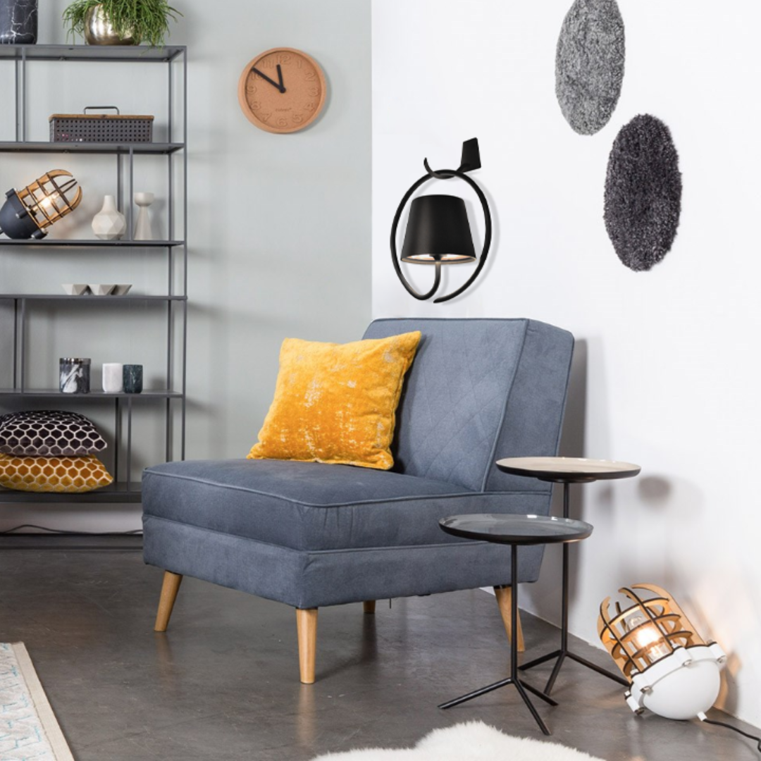 Modern Metal and Glass Pendant Light with Warm White LED