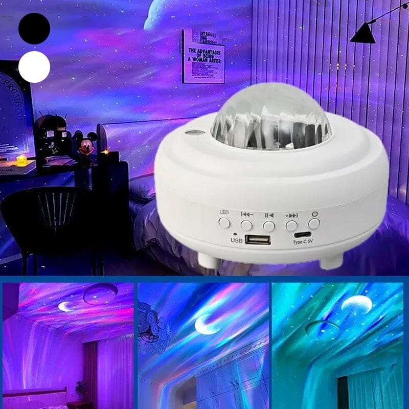 Aurora Borealis Star Projector with Bluetooth Speaker