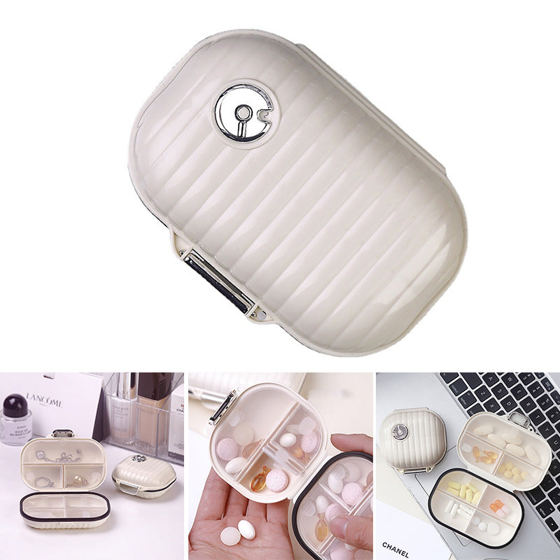 Portable Water-Resistant Pill Organizer with 7 Sections