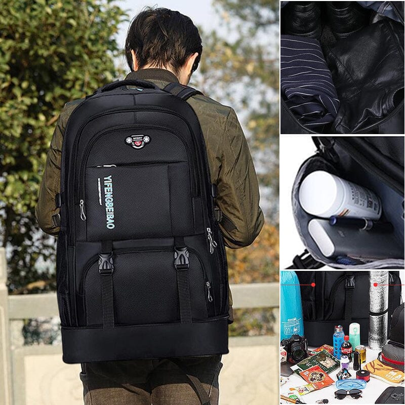 Waterproof Hiking Backpack with Large Capacity and Ergonomic Design