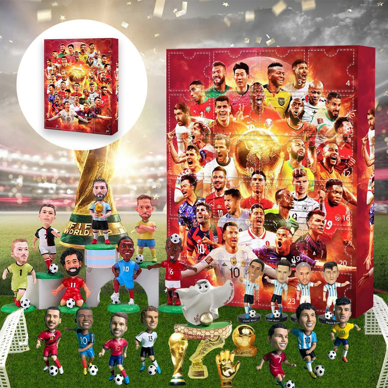 Football Advent Calendar 2025 with 24 Mini Figures