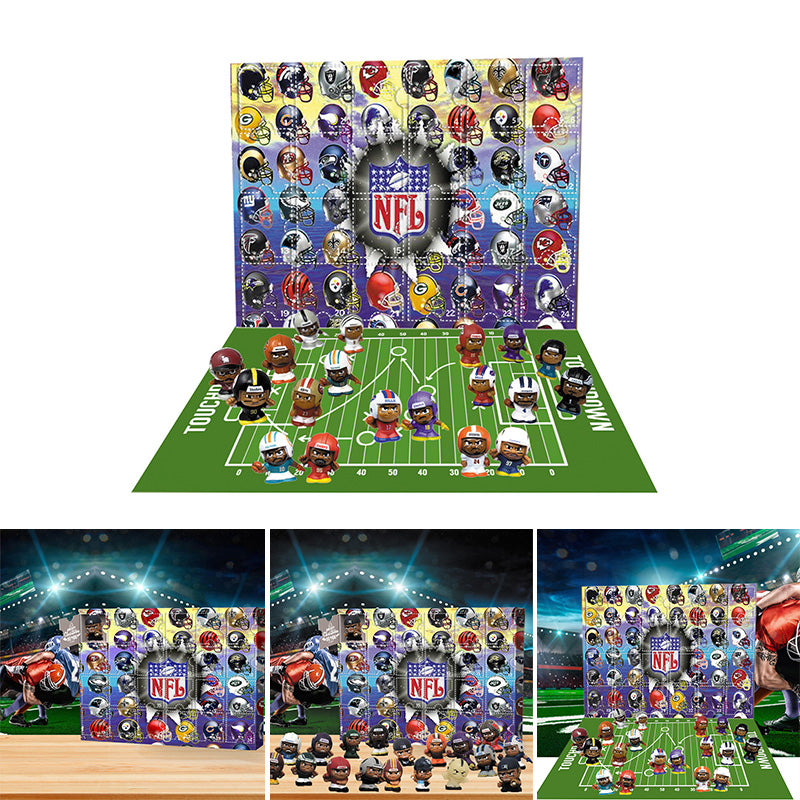 Football-Themed Advent Calendar with 24 Collectible Surprises