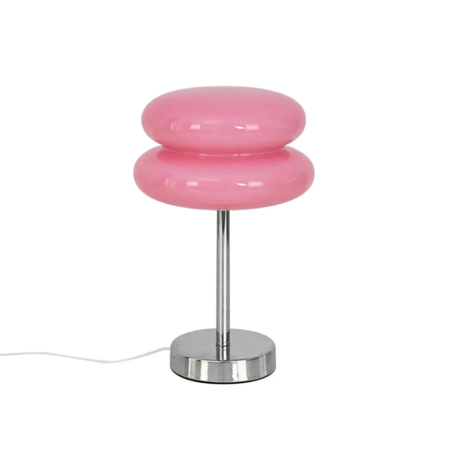 Dimmable Wireless LED Table Lamp with Glass Shade