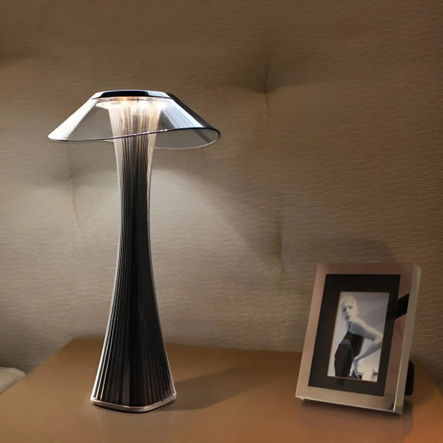Rechargeable Touch Control Table Lamp with Adjustable Ambiance
