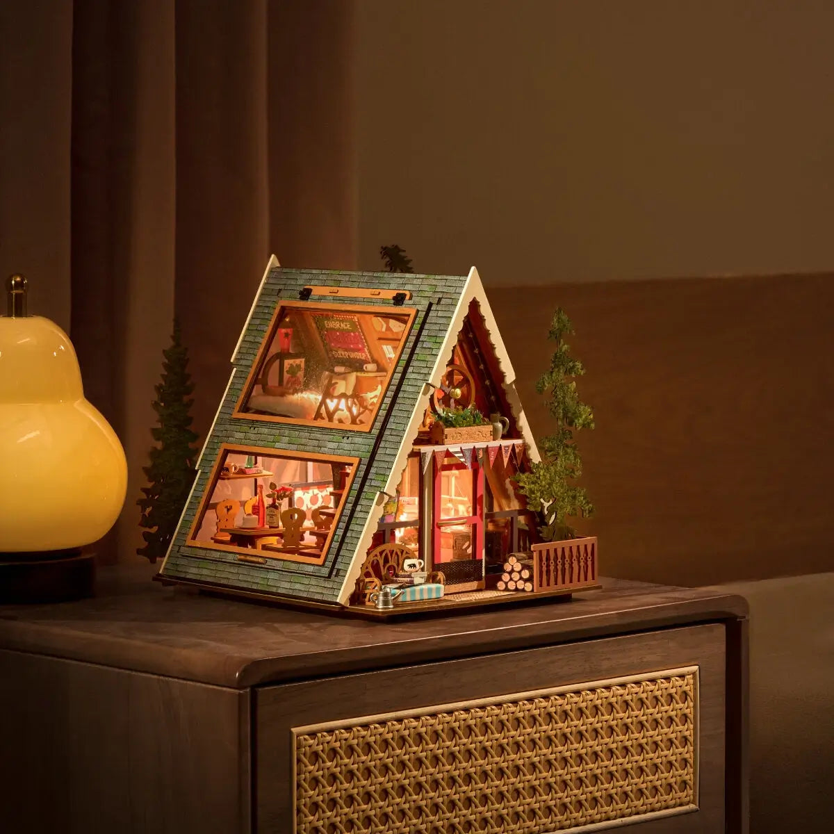 Rustic Dreamy Cabin Retreat Model Kit