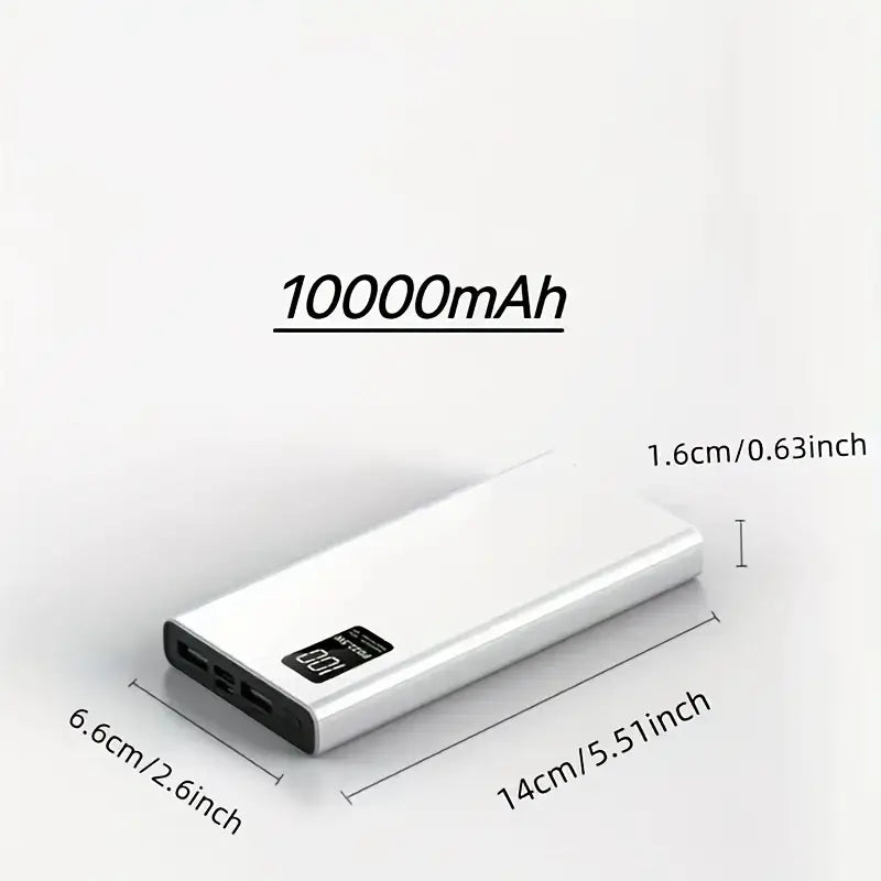 High-Capacity Fast Charging Power Bank with Digital Display
