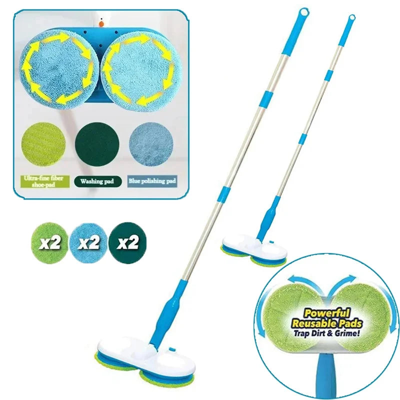 Cordless Electric Mop with Microfiber Pads