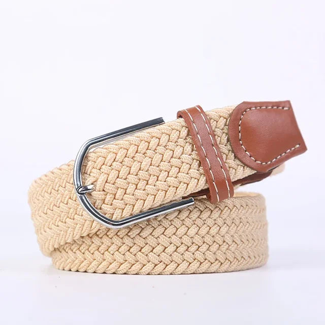 Casual Adjustable Stretch Belt in Elastic Fabric