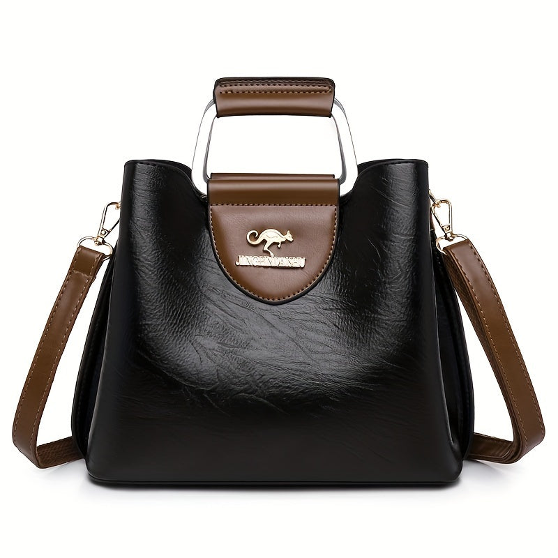Genuine Leather Crossbody Shoulder Handbag for Women