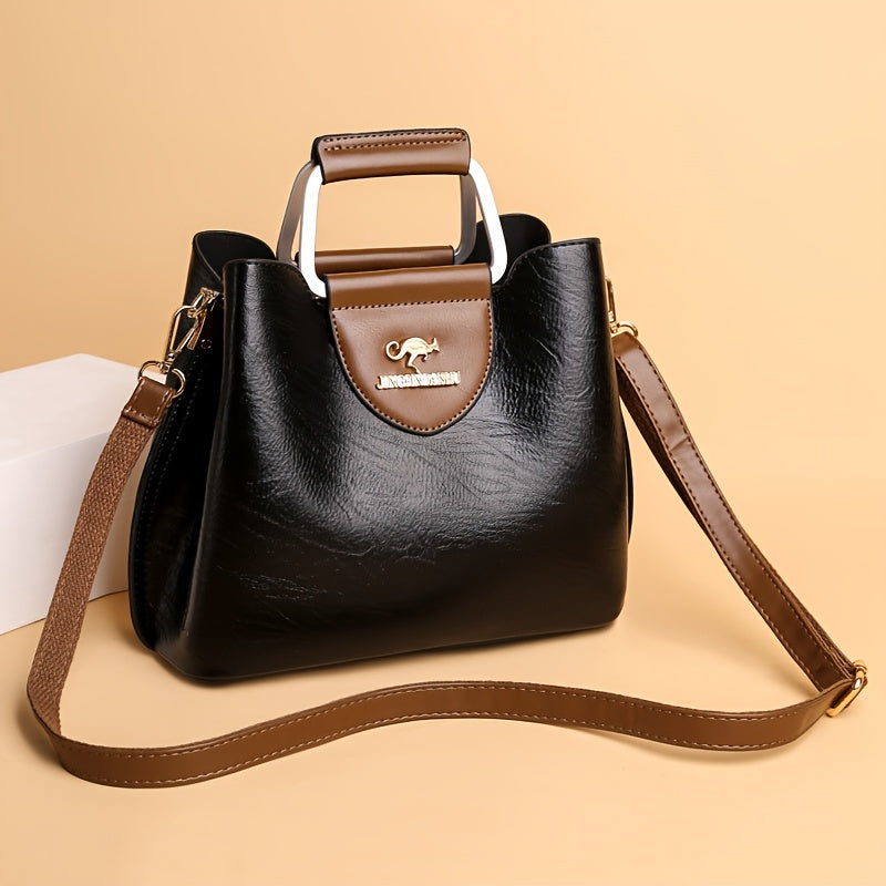 Genuine Leather Crossbody Shoulder Handbag for Women