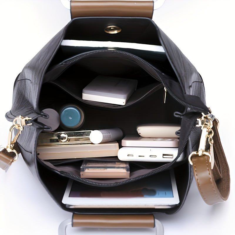 Genuine Leather Crossbody Shoulder Handbag for Women