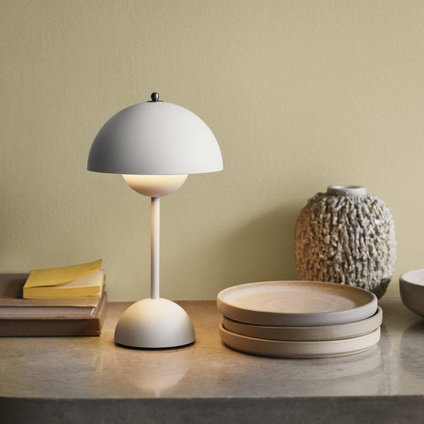 Adjustable Brightness Rechargeable Flower Pot Table Lamp