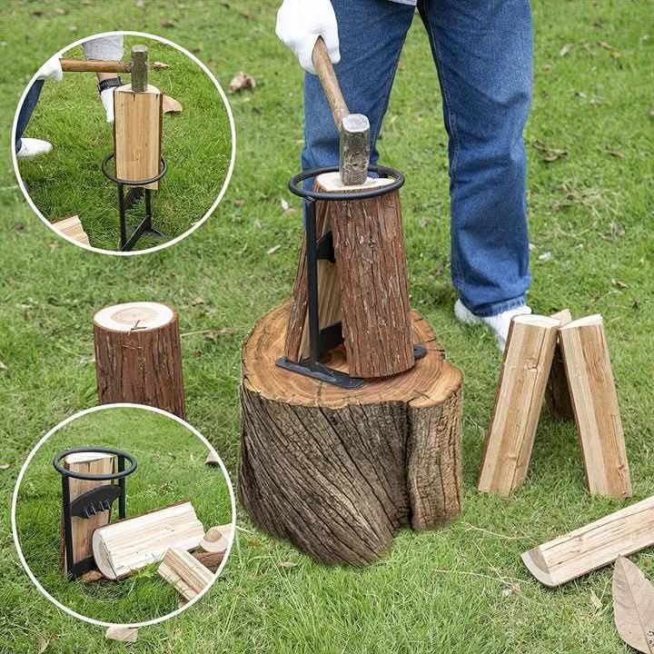 Effortless Wood Splitter for Firewood - Safe, Portable, Durable