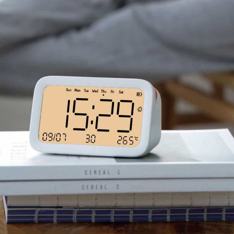 Minimalist Smart Alarm Clock with Night Light and Snooze Function