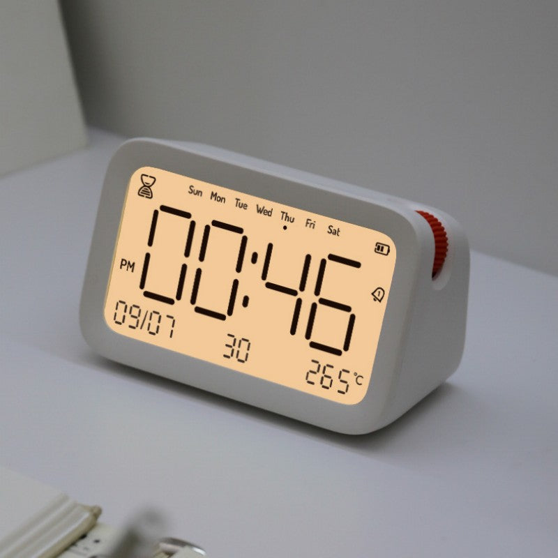 Minimalist Smart Alarm Clock with Night Light and Snooze Function