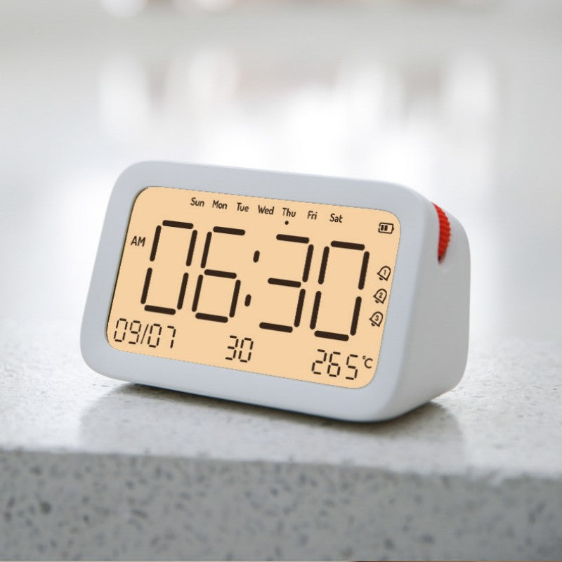 Minimalist Smart Alarm Clock with Night Light and Snooze Function