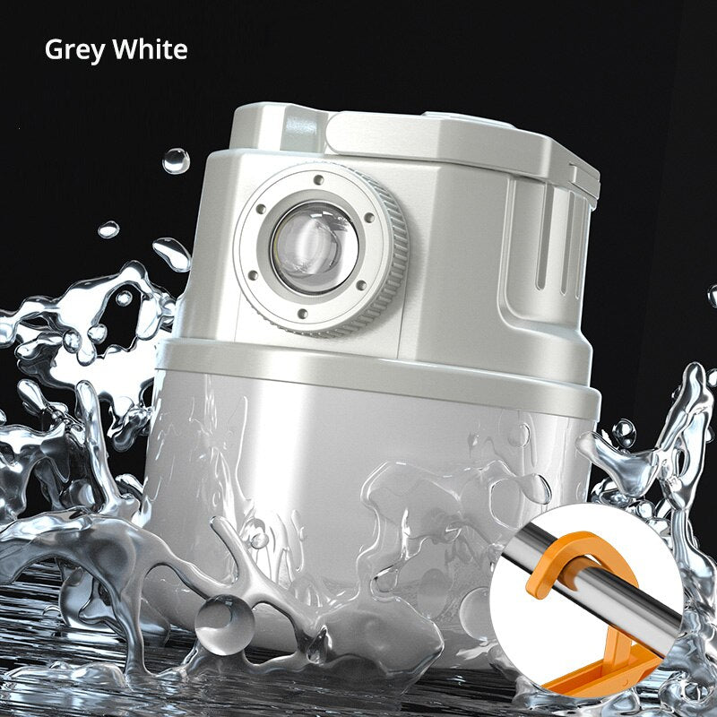 Solar LED Rechargeable Camping Lantern with USB Charging