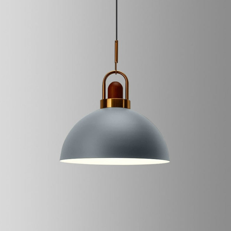 Modern Nordic Pendant Light with Adjustable Height and Metal Glass Design
