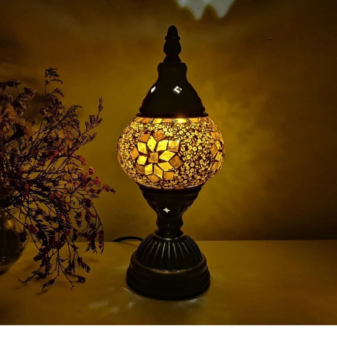 Colorful Handcrafted Mosaic Table Lamp