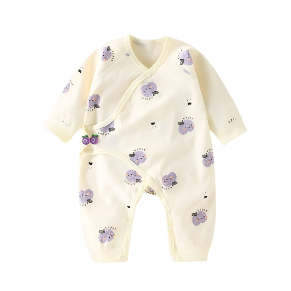 Cotton Animal Pattern Bodysuit for Boys and Girls