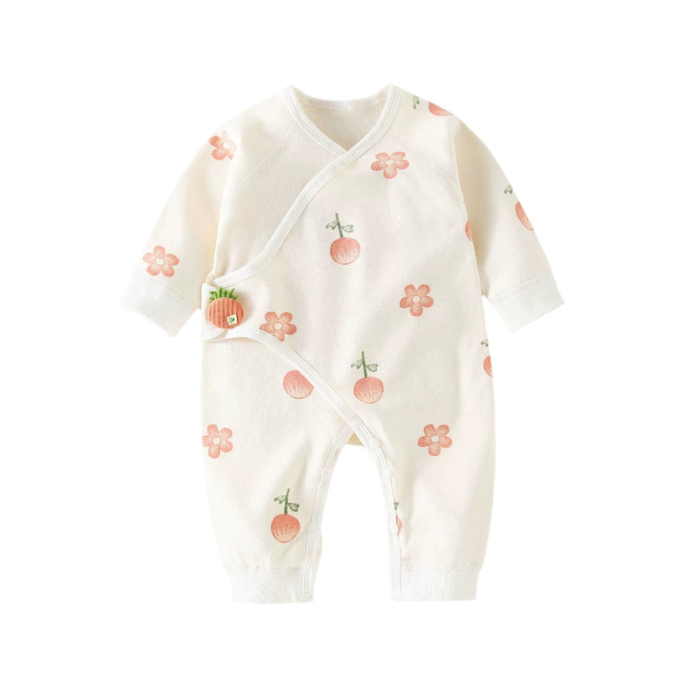 Cotton Animal Pattern Bodysuit for Boys and Girls