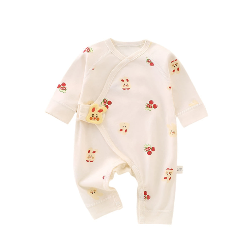 Cotton Animal Pattern Bodysuit for Boys and Girls