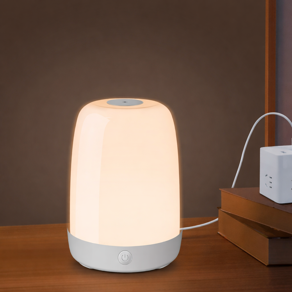Sunrise Simulation Wake Up Light Alarm Clock with Dimmable Bedside Lamp