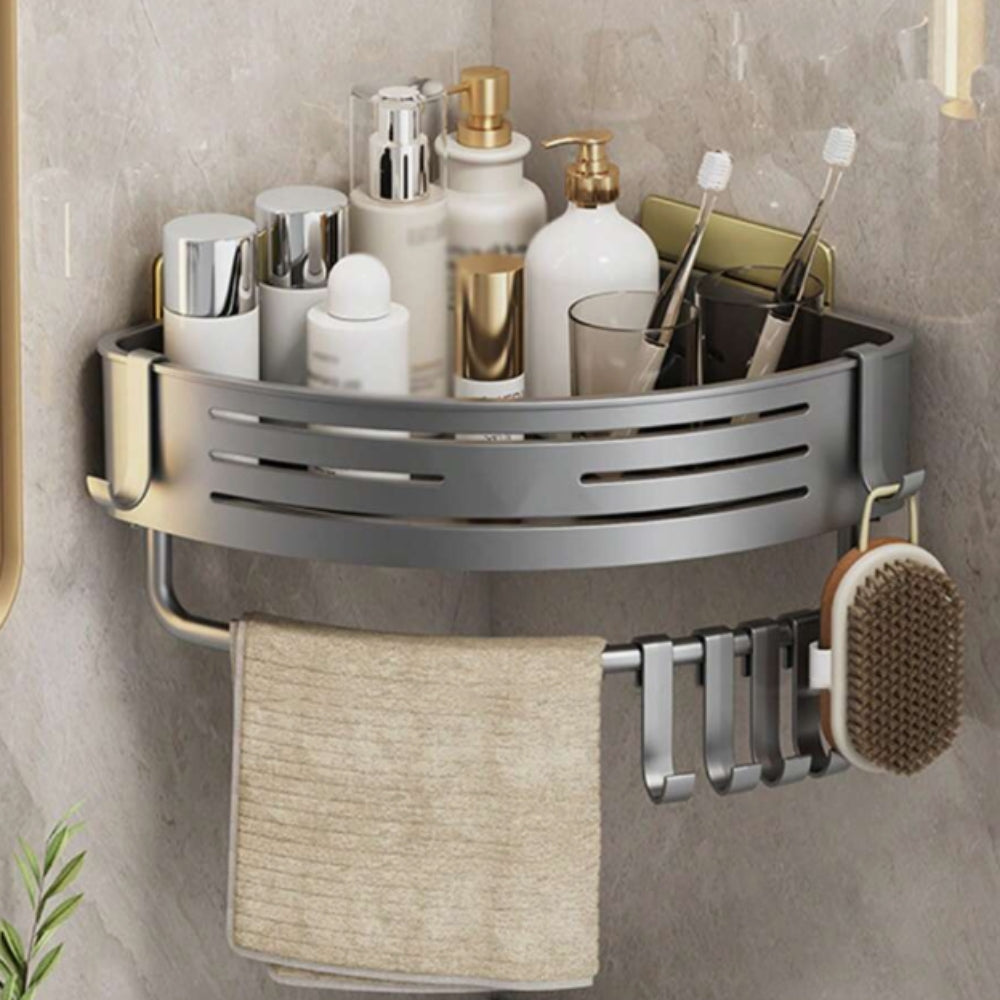 Rust-Resistant Aluminum Corner Shower Caddy