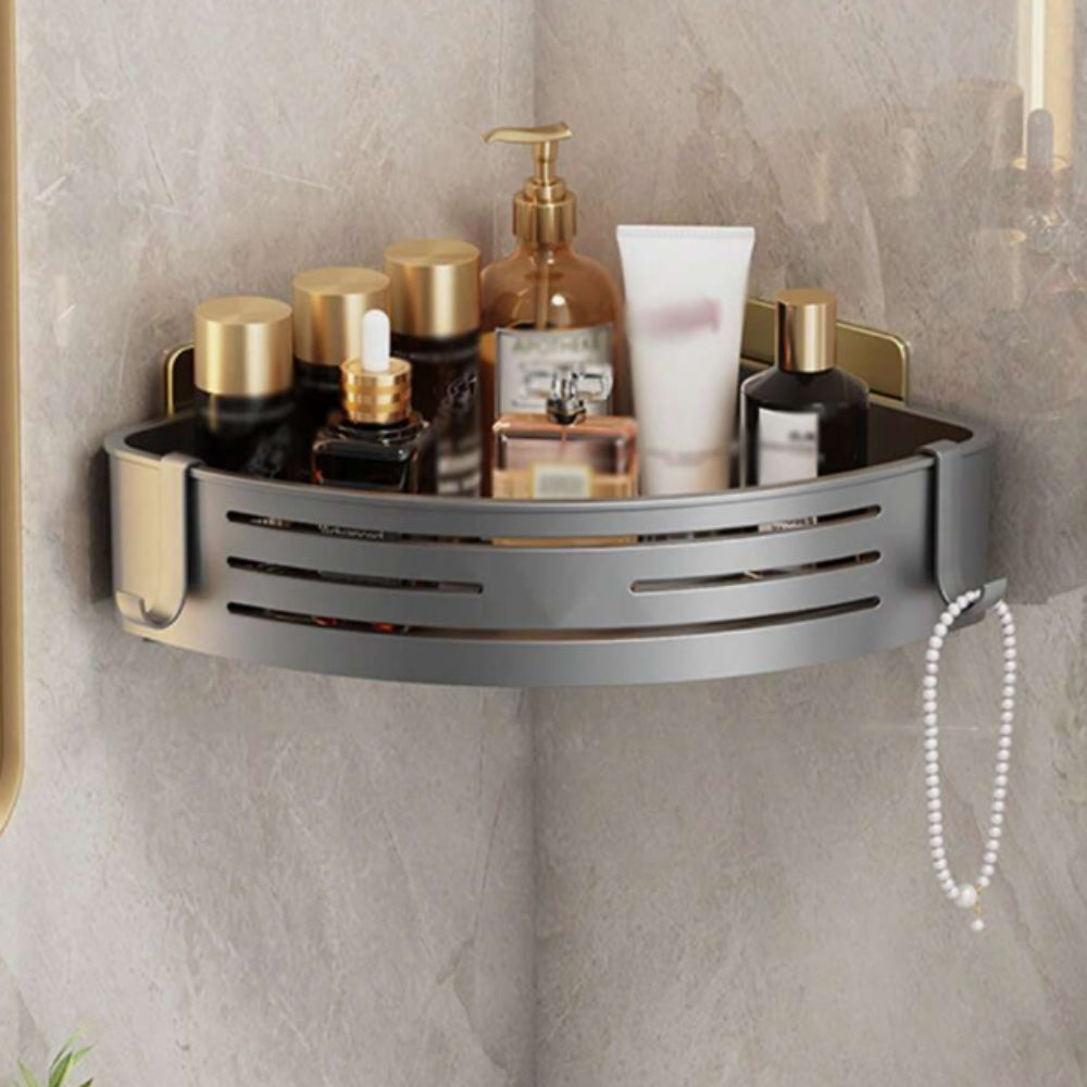 Rust-Resistant Aluminum Corner Shower Caddy
