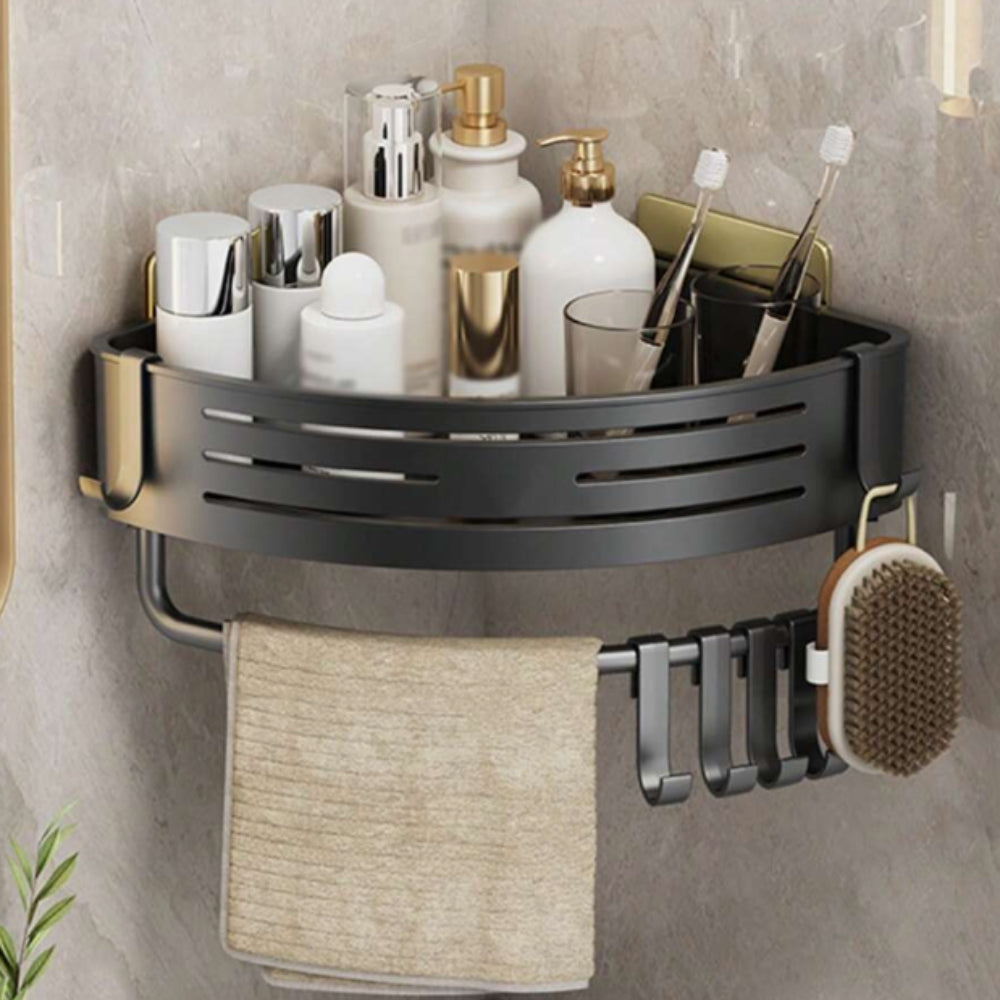 Rust-Resistant Aluminum Corner Shower Caddy