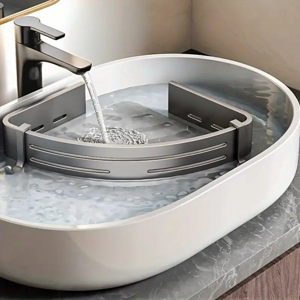 Rust-Resistant Aluminum Corner Shower Caddy