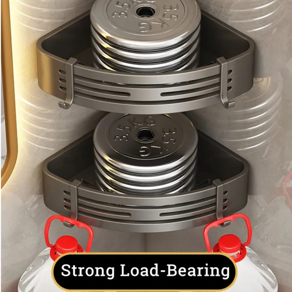 Rust-Resistant Aluminum Corner Shower Caddy