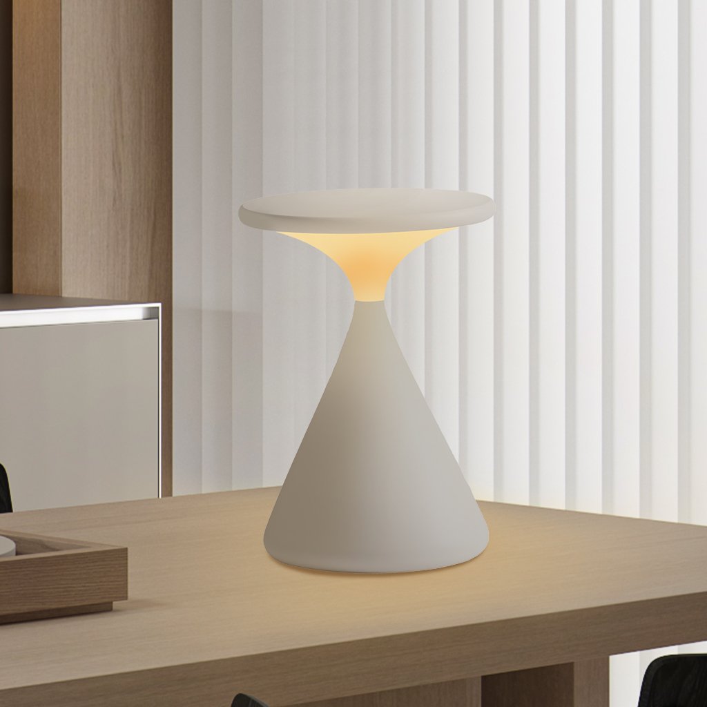 Wireless Hourglass Table Lamp with Warm Light