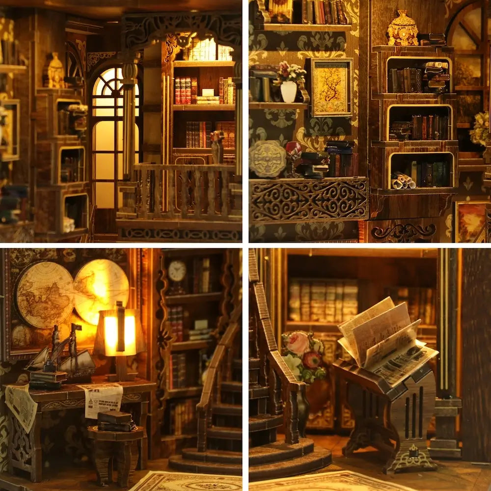 Ancient Library DIY Book Nook Kit